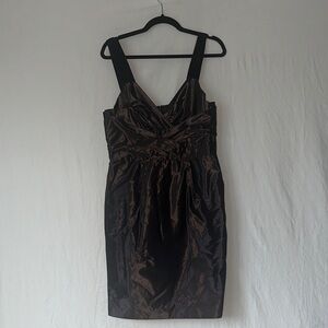 Banana Republic Black and Purple Dress